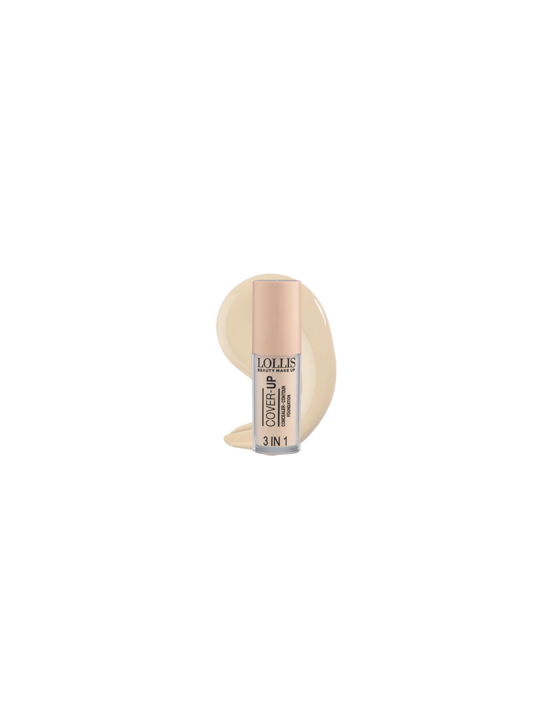 Lollis Cover Up 3 In 1 Concealer Contour Foundation 01