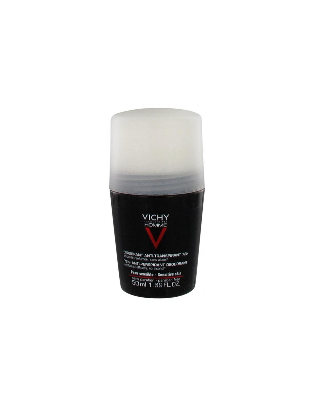 Vichy Déodorant anti-transpirant 72h homme peau sensible