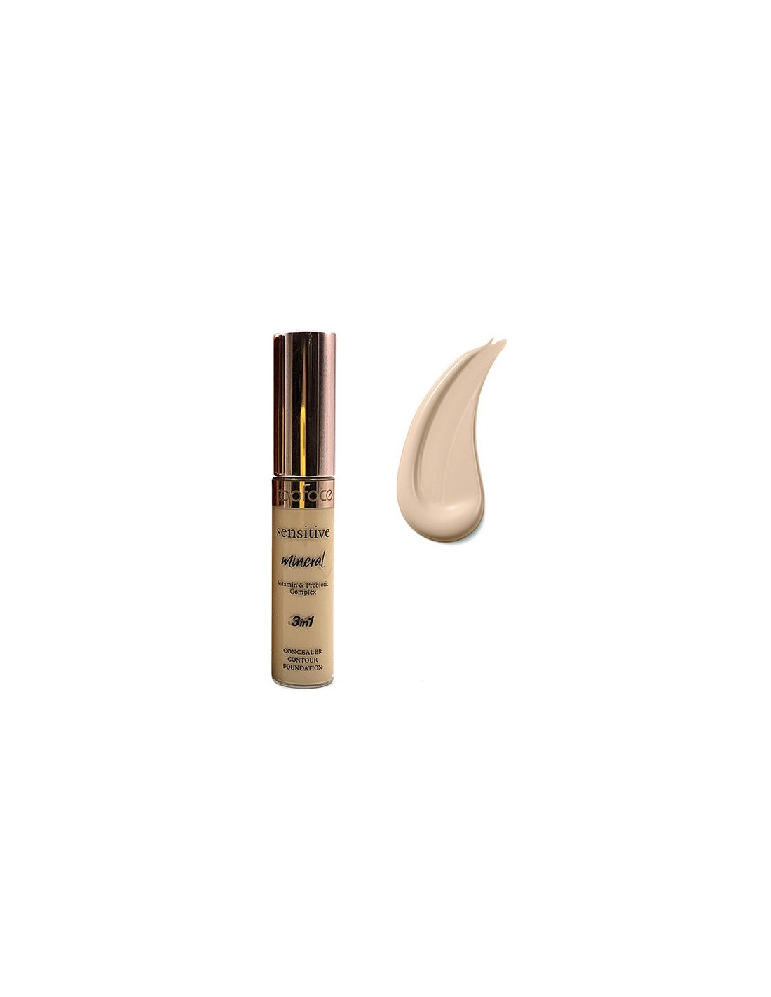 Concealer Sensitive Mineral 3 in 1 Concealer, N003 topface