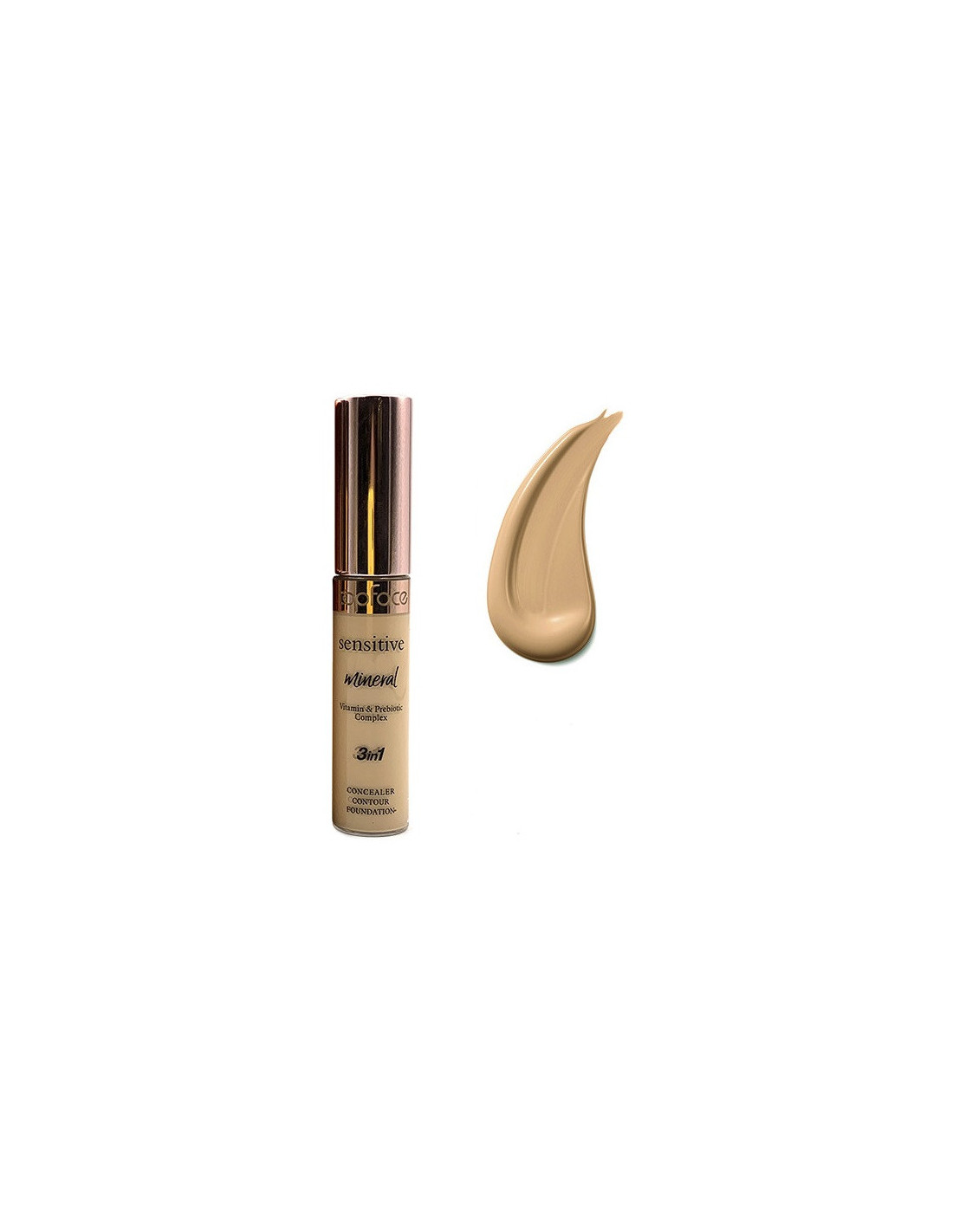 Concealer Sensitive Mineral 3 in 1 Concealer, N006 topface