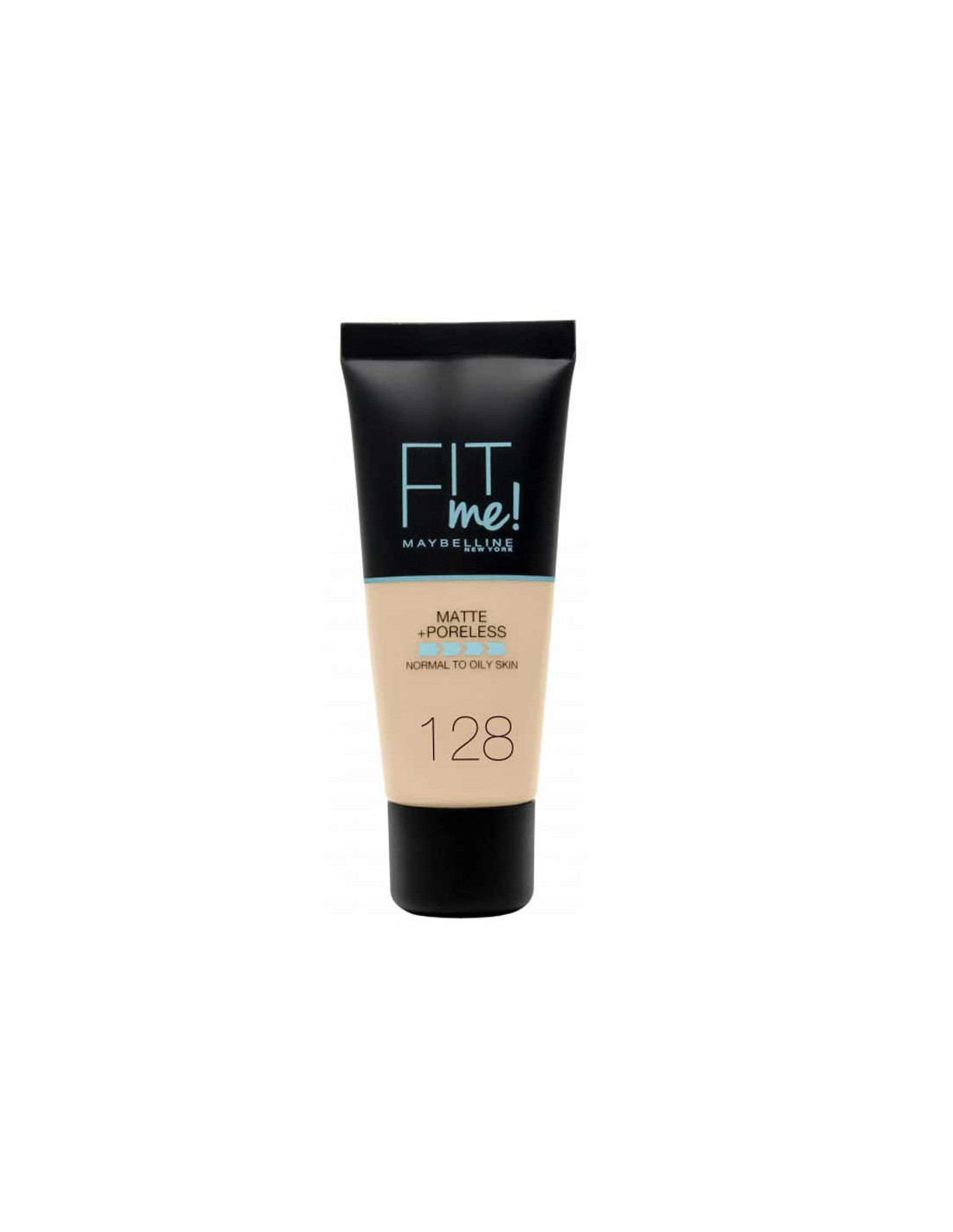 Maybelline Fit me fond de teint matte 128 warm nude peau normales, mixtes grasses