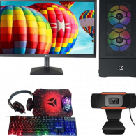 AMD Pc De bureau Gamer Arena Ryzen 3 SSD RX 550 4Go DDR5Ecran LG 27"