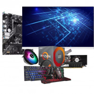 AMD Pc De Bureau Gamer Lightgaming Ryzen 5 SSD GT610