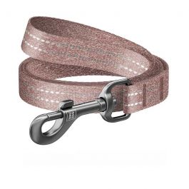 Laisse Coton 15mm Pour Chien Marron