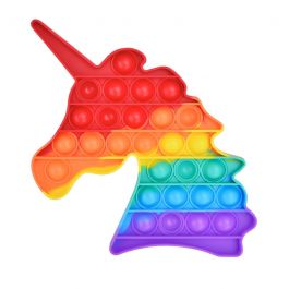 Jouet Anti Stress Pop It Licorne Multicolore