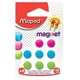 Aimants MAPED Ronds 10 mm Assortis 051100