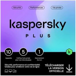 Antivirus KASPERSKY Plus 10 Postes 1an