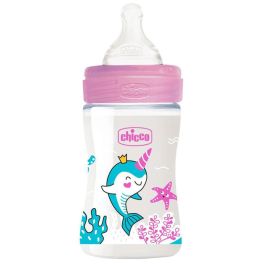 Chicco Biberon Dauphin Anti-Coliques Rose