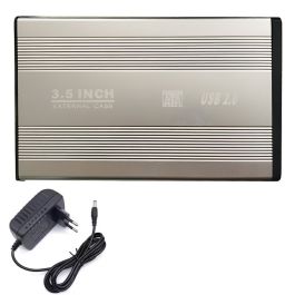Boitier Pour Disque Dur Externe 3.5'' USB 2.0 En Métal