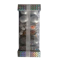 Boule de Décoration Pour Sapin Argent