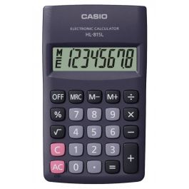 Calculatrice CASIO HL-815LBK 8 Chiffres Pile Normale