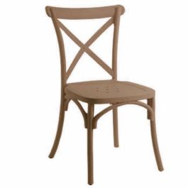Chaise Moderne Metallika Taupe