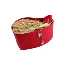 Coffret De Cadeau Cœur En Carton PF + Collier