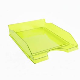 Corbeille à Courrier FAPI Pleine Transparent fluo