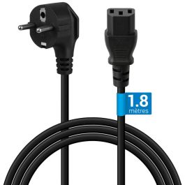 Cordon D'alimentation AC CE Male IEC C13 180 Cm