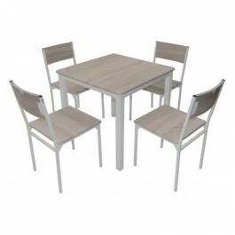 Salle a Manger SOTUFAB SERENA + 4 Chaises Chène Brut