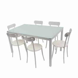 Salle a Manger SOTUFAB Table SERENA + 6 Chaises SPOT