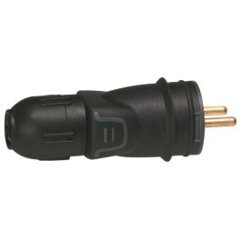 Fiche mâle LEGRAND 2P+T caoutchouc