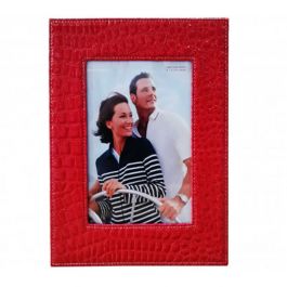 Cadre Photo 15x20 cm en cuir croco