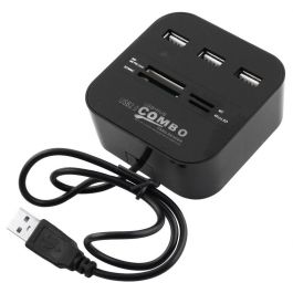 Hub USB COMBO 3 Ports + Lecteur de cartes