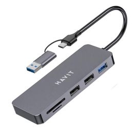 HUB USB Havit HV-H41 Type-C 5 en 1 Aluminium