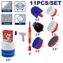 Brosses à Nettoyage EMTOP 11 Pièces ECB1101