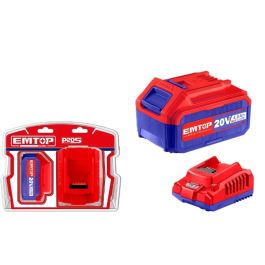 Batterie Chargeur P20S Lithium-Ion Emtop ELBCPK1214