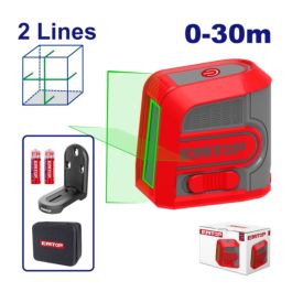 Niveau Laser 2 Lignes EMTOP ESLE2M03 30 Mètres