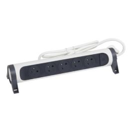 Multiprises LEGRAND 5X2P+T 3M Foncé