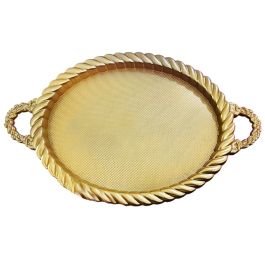 Plateau Oval Dhrifa Lux Doré
