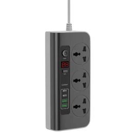 Prise de Courant EARLDOM ES-SC02 3 Ports + 2 USB + 2 USB-C