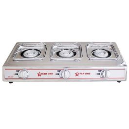 Gaz STARONE OM-K07 3 Feux Inox