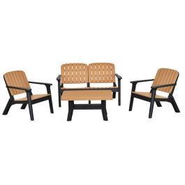 Salon de jardin SOFPINCE Silva 4 Places Taupe
