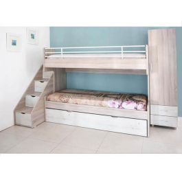Chambre Enfant TWIN PLUS 168x248cm 1 Porte Chène Brut Chène