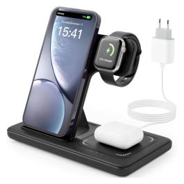 Station De Chargeur Multi-fonction 3en1 Couleur