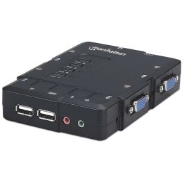 Switch MANHATTAN KVM compact à 4 ports