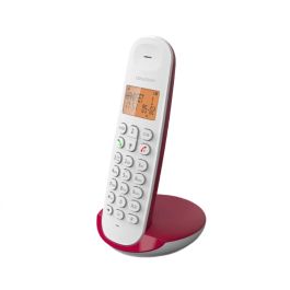 Logicom Téléphone Sans Fil DECT Iloa 150 Solo Framboise