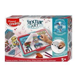 Textur'Art Fashion Maped Kit Créatif de Dessin pour Enfants