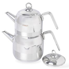 Théière Double VIVALDI YL374 Inox