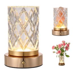 Veilleuse Vase LED Acrylique 3en1