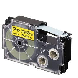 Cassette à Ruban CASIO XR-12YW1 12 mm &