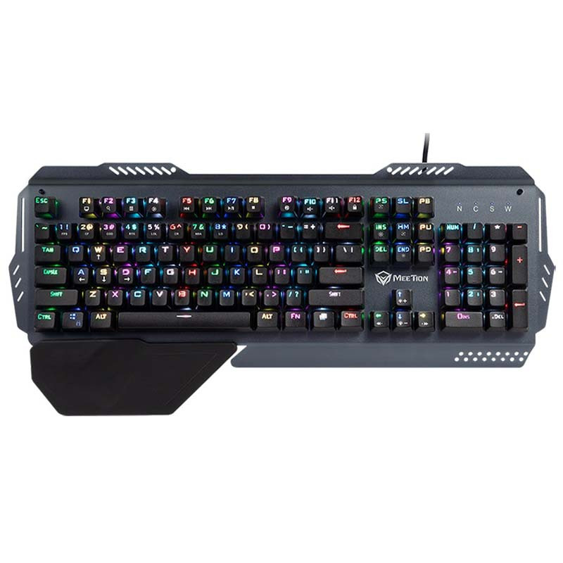 MEETION Gaming Mécanique Meetion Anti-ghosting Métal RGB