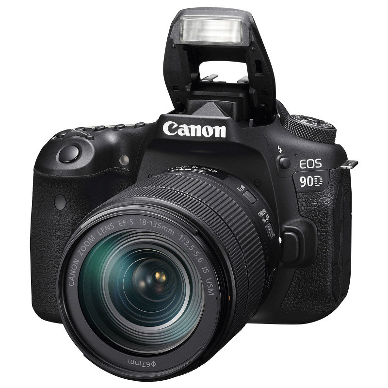 Canon Appareil Photo Reflex EOS 90D + Objectif EF-S 18-135mm IS USM