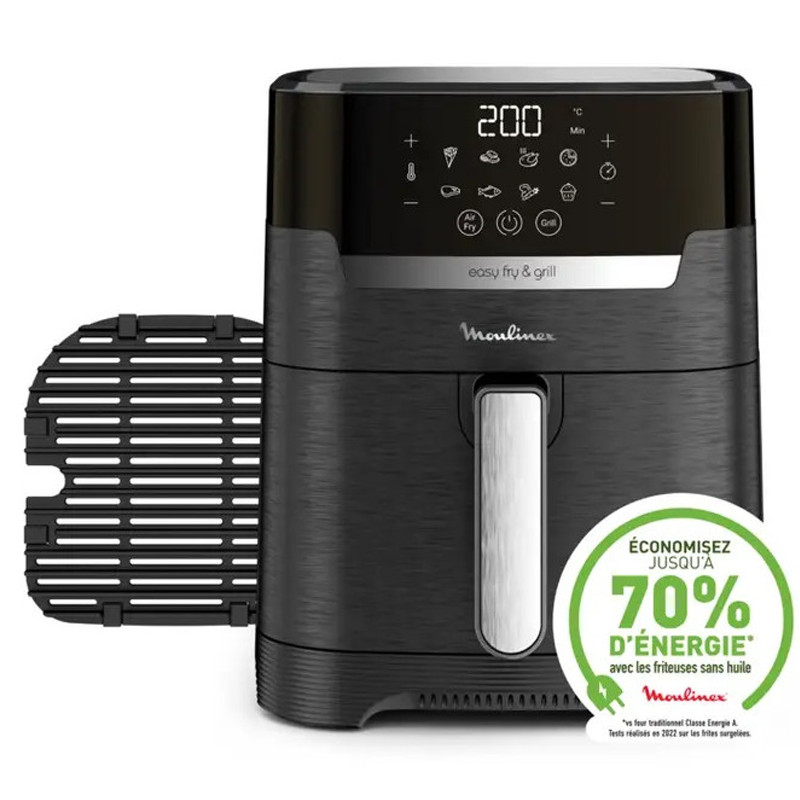 Moulinex Sans Huile Easy Fry & Grill Digital EZ505810 1550 W