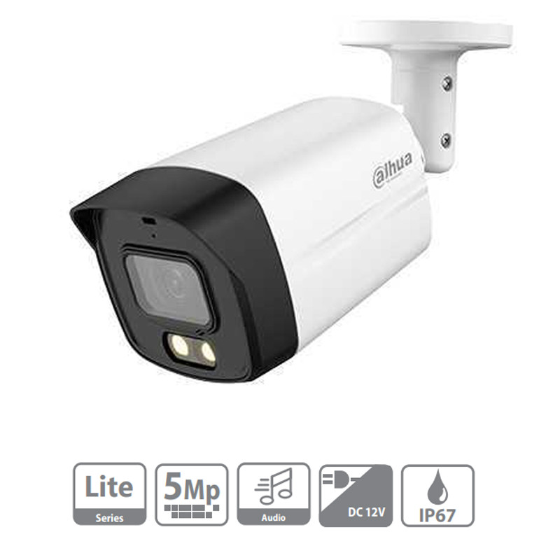 DAHUA De Surveillance Extérieur Dahua HAC-HFW1509TLMPA Full Color 5MP + Micro