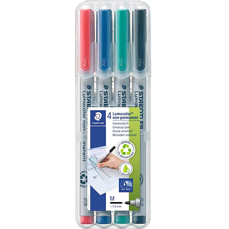 Staedtler De 4 Stylo Feutres Staedtler Lumocolor 315 WP4