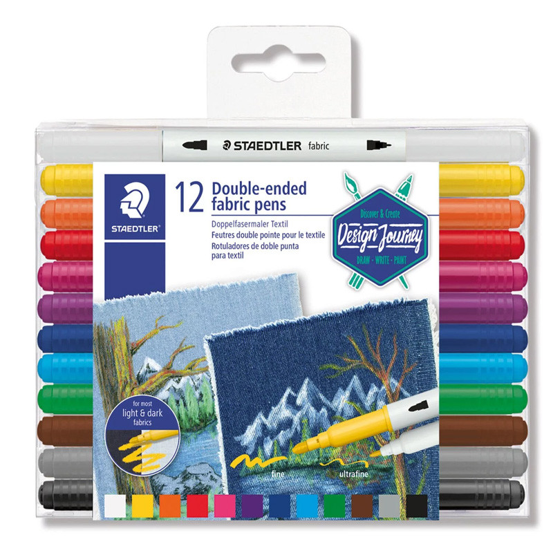 Staedtler En Tissu À Double Extrémité Staedtler 3190 TB12