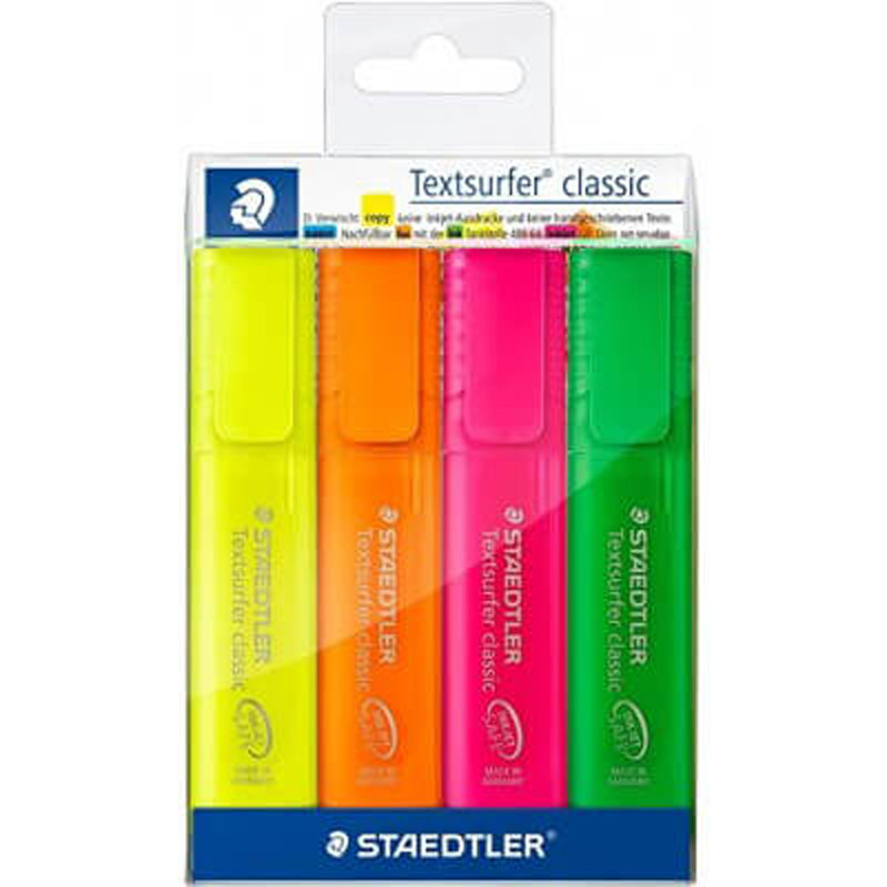 Staedtler De 4 Surligneurs Staedtler Textsurfer Classique 364 P WP4