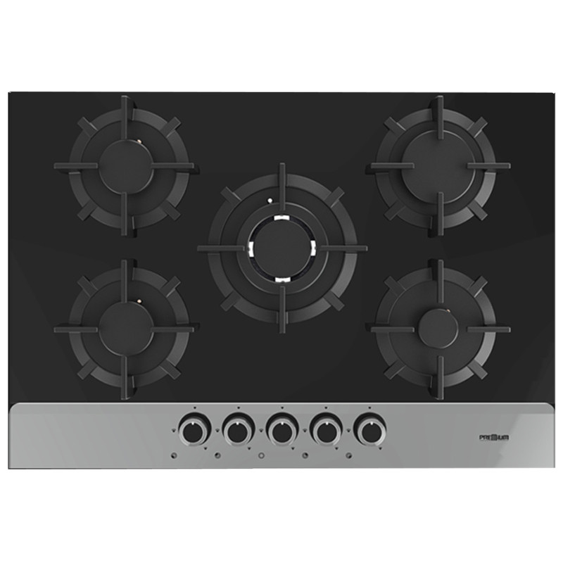 Premium Cuisson Encastrable Premium AP751.BXS01 5 Feux 70Cm & Inox