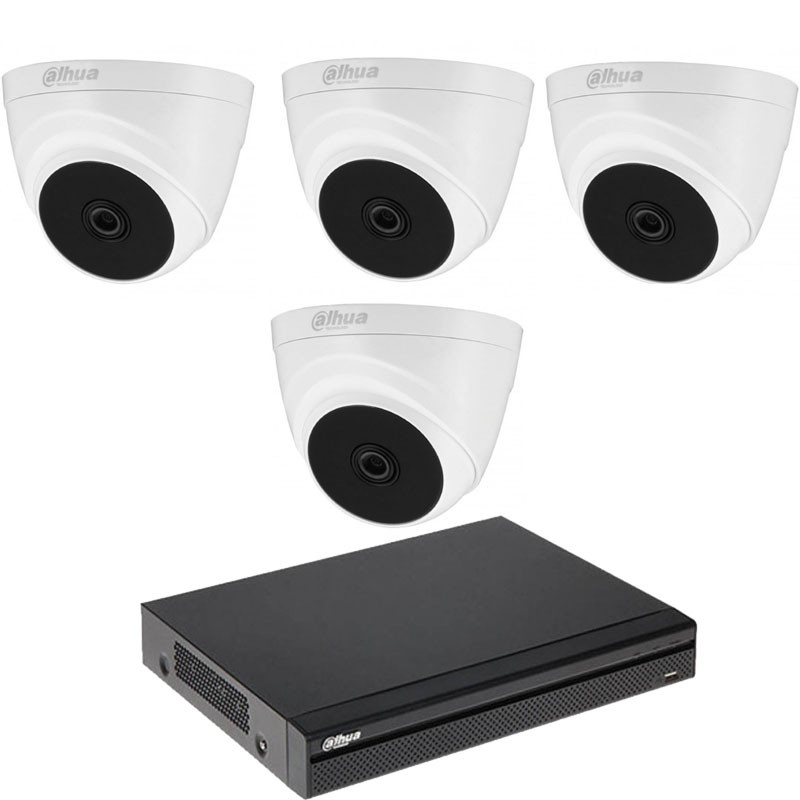 DAHUA + 4 Caméra De Surveillance Extérieur Dahua 2MP